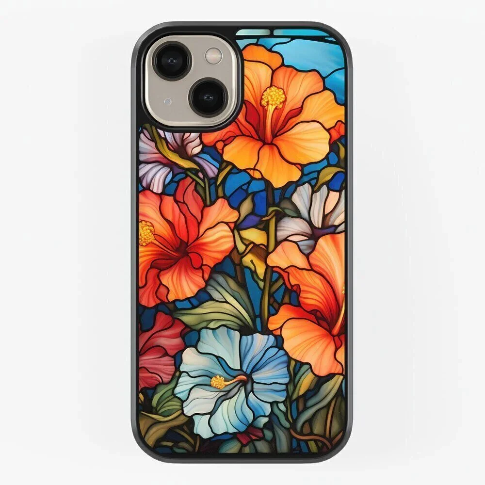 Floral Aesthetic Case iPhone 16, 15 Pro, Galaxy S25 S24, Pixel 8 Pro 9 Pro XL